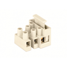 Клемник 2p+1 держатель ПВ,450V, 32A, 4мм.кв.