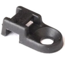 Держатель с глазком, белый, 10х19