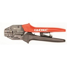 Клещи для обжима изолированных наконечников 0,25-6 кв.мм и зачистки проводов