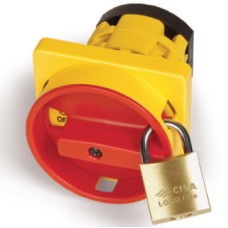 Желтая.площадка и красн.ручка, 92х92, на винты. С замком