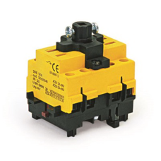 Выключатель нагрузки трёх полюсный с установк. на монтажн. плату Выключатель нагрузки трёх полюсный с установк. на монтажн. плату