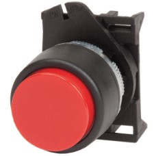 Кнопка выпуклая прозрачная без фиксации, желтая Кнопка выпуклая прозрачная без фиксации, желтая