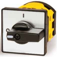 Серебряная площадка 48х48 - черная ручка R56 д.22мм