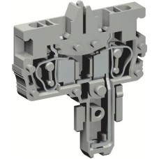 Разъем типа гнездо, с пружинным зажимом на 2 контакта для клемм типа HVPC. Серый. 2,5 кв. мм.