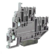 Клеммный зажим. Двухуровневый. Со штекерными контактами. Тип VPD.2 (Ex)i. Голубой. 2,5 кв.мм.