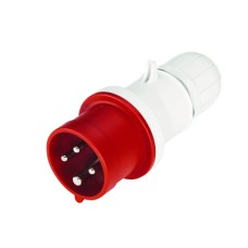 Вилка кабельная с безвинтовыми клеммами IP44 16A 2P+E 230В