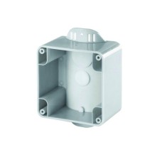 Коробка на столб. Монтаж сбоку Коробка на столб. Монтаж сбоку