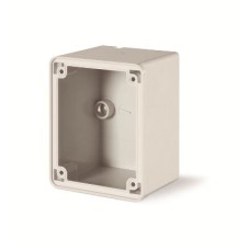 Коробка для настенного монтажа розеток с фланцем 84*106 мм Коробка для настенного монтажа розеток с фланцем 84*106 мм