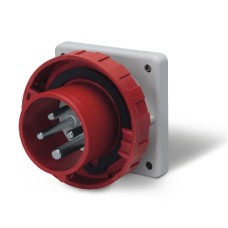 Вилка панельная прямая IP67 32А 3P+E 400В