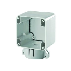 Коробка на столб. Монтаж с торца Коробка на столб. Монтаж с торца