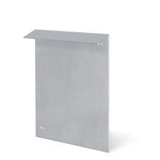 Монтажная плата с козырьком для крепления корпуса M550 на тумбу/трубу Монтажная плата с козырьком для крепления корпуса M550 на тумбу/трубу