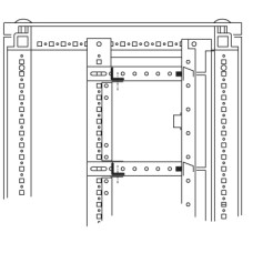 Объединительные панели для секций шкафов DAE/CQE, 600мм, 1 упаковка - 5шт. Объединительные панели для секций шкафов DAE/CQE, 600мм, 1 упаковка - 5шт.