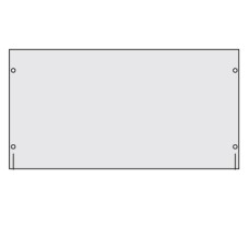 Заглушка 19" 1 U для IT корпусов CQE RAL7035