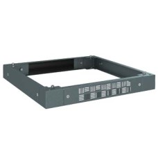 Цоколь перфорированный 600 x 600 x 100 с щеточным вводом RAL7035