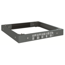 Цоколь перфорированный 800 x 800 x 100 с щеточным вводом RAL7035