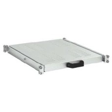 Полка выдвижная перфорированная глубина 300мм RAL9005