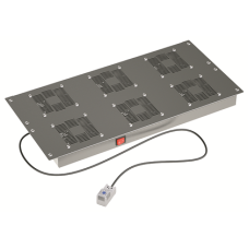 Потолочный модуль 6 вентиляторов с термостатом для крыши 800 RAL7011