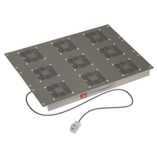 Потолочный модуль 9 вентиляторов с термостатом для крыши 800 RAL7011