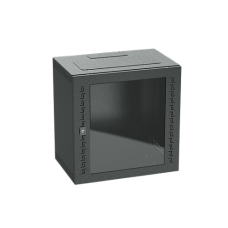 Шкаф телекоммуникационный навесной, 9 U (500х600х400) дверь стекло,RAL9005