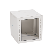 Шкаф телекоммуникационный навесной,12U (600х600х650) дверь стекло, RAL7035