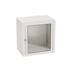 Шкаф телекоммуникационный навесной, 16 U (800х600х400) дверь стекло,RAL7035