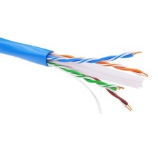 Информационный кабель неэкранированый U/UTP 4х2 CAT6, PVC, синий
