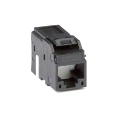 Модуль Keystone RJ45 CAT6 не экранированный, черный