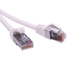 Патч-корд экранированный CAT6 F/UTP 4х2, LSZH, белый, 0.5м Патч-корд экранированный CAT6 F/UTP 4х2, LSZH, белый, 0.5м