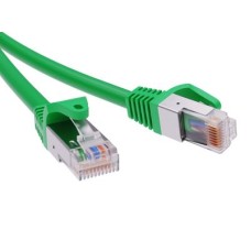 Патч-корд экранированный CAT6 F/UTP 4х2, LSZH, зелёный, 3.0м Патч-корд экранированный CAT6 F/UTP 4х2, LSZH, зелёный, 3.0м