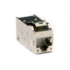 Модуль Keystone RJ45 CAT6 экранированный, серебристый