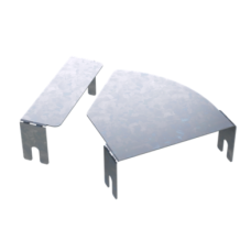 Крышка для угла горизонтального изменяемого угла CPO 0-45 осн.200 Крышка для угла горизонтального изменяемого угла CPO 0-45 осн.200