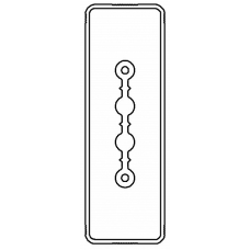 Секция прямая шинопровод 1+0 точек отвода L=1000мм Cu 2P 25A