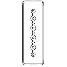 Секция прямая шинопровод 1+0 точек отвода L=3000мм Cu 6P 25A