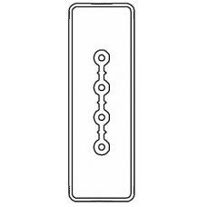Секция прямая шинопровод 1+0 точек отвода L=1000мм Cu 4P 25A