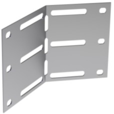 Угловой соединитель H 80 мм, цинк-ламель