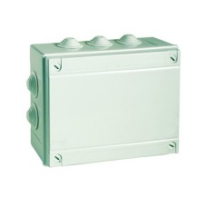 Коробка ответвит. с 6 кабельными вводами д.25мм, IP55, 100х100х50мм