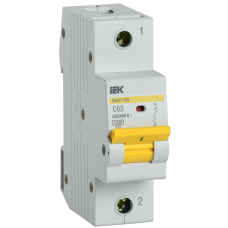 Авт. выкл. ВА47-150 1Р 63А 15кА х-ка C IEK
