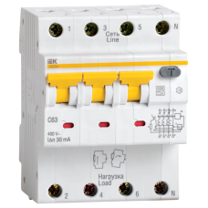 АВДТ 34 C10 10мА - Автоматический Выключатель Дифф. тока