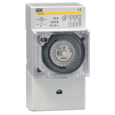 Таймер ТЭМ181 аналоговый 16А 230В на DIN-рейку ИЭК Таймер ТЭМ181 аналоговый 16А 230В на DIN-рейку ИЭК