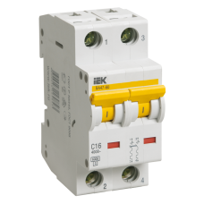 Авт.выкл. ВА 47-60 2Р 10А 6 кА х-ка B IEK
