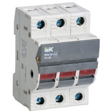 Предохранитель-разъединитель с индикацией ПР32 3P 10х38 32А ИЭК