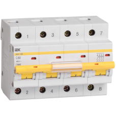 Авт.выкл. ВА 47-100 4Р 100А 10 кА х-ка С ИЭК Авт.выкл. ВА 47-100 4Р 100А 10 кА х-ка С ИЭК