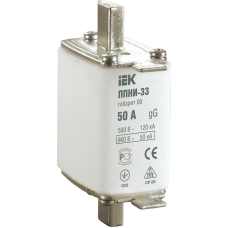 Плавкая вставка предохранителя ППНИ-35, габарит 1, 63А ИЭК