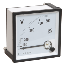 Вольтметр Э47 100В кл. точн. 1,5 72х72мм Вольтметр Э47 100В кл. точн. 1,5 72х72мм