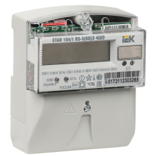 Счетчик эл. эн. 1-фаз. мн.тариф. STAR 104/1 R5-5(60)Э 4ШО