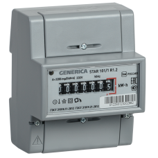 Счетчик эл. эн. 1-ф од.т. STAR 101/1 R1,2-5(60)М GENERICA