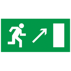 Самокл. этик. 200х100 мм "Напр.к эвак.вых. напр.вверх"