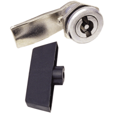 Замок-защелка для металлического бокса с пластмассовым ключом (22-17/46)