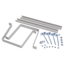 Комплект крепления металлокорпуса к столбу скобой