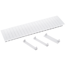 Заглушка 12 модулей белая